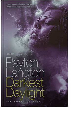 Pre Made Book Cover Blackcurrant