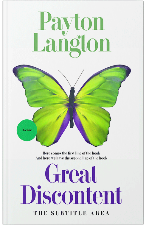 Front view of Atlantis #7228 - Premade Self-Improvement & Self-Help Book Cover