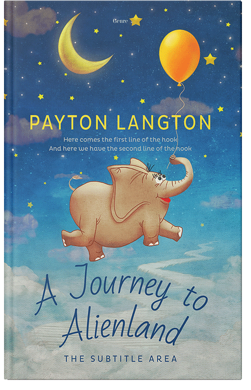 Front view of Premade Surreal Book Cover - St Tropaz