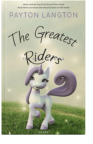 Pre Made Book Cover Moon Mist