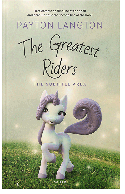 Front view of Moon Mist #7242 - Premade Fantasy Book Cover