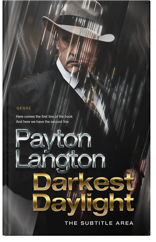 Front view of Premade Mystery & Thriller & Suspense Book Cover - Cod Gray