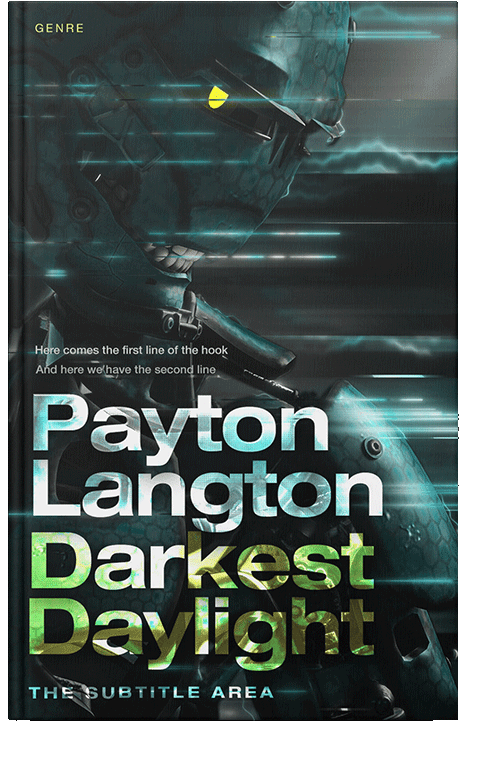 Front view of Bunker #7256 - Premade Science Fiction Book Cover