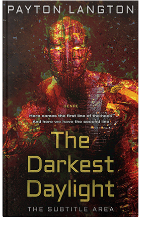 Pre Made Book Cover Graphite