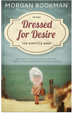 Pre Made Book Cover Coriander