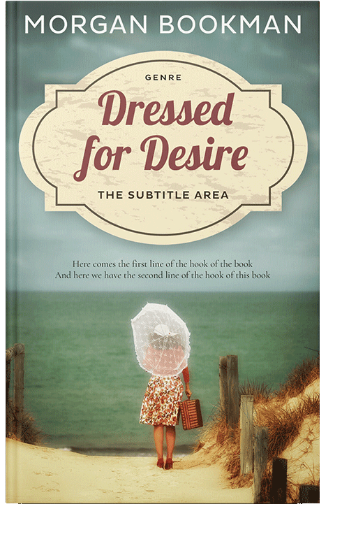 Front view of Coriander #7273 - Premade Romance Book Cover