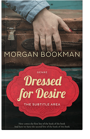 Pre Made Book Cover Chestnut Rose