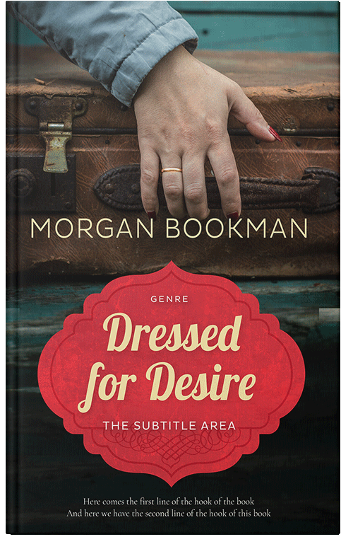 Front view of Chestnut Rose #7274 - Premade Travel Book Cover