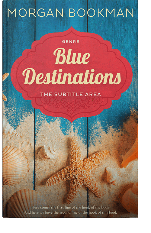 Front view of Atoll #7275 - Premade Travel Book Cover