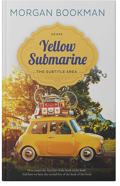 Front view of Masala #7278 - Premade Travel Book Cover