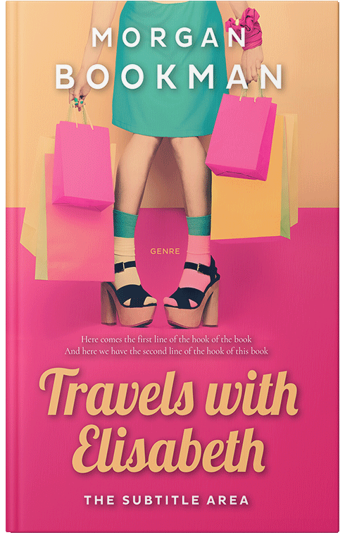 Front view of Premade Chick Lit Book Cover - Cranberry