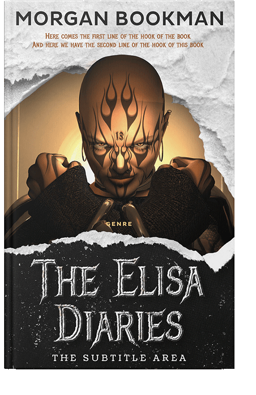 Front view of Zeus #7297 - Premade Fantasy Book Cover