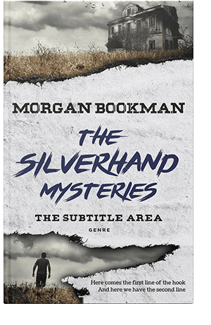 Pre Made Book Cover Quill Gray