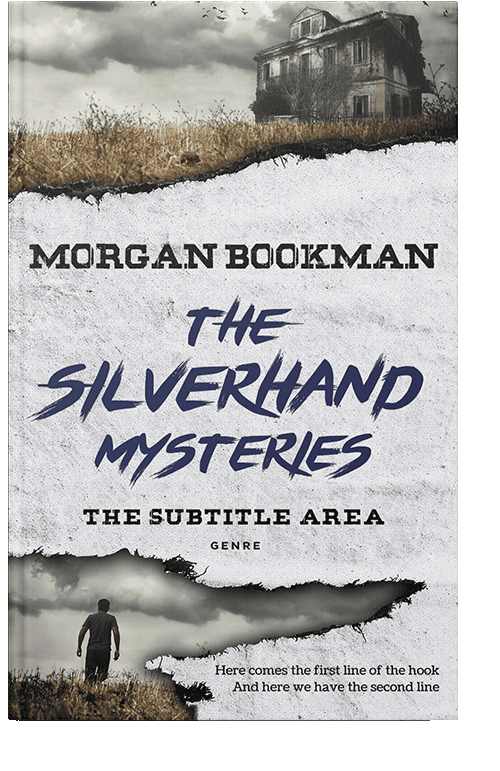 Front view of Quill Gray #7309 - Premade Mystery & Thriller & Suspense Book Cover | BookCoverZone