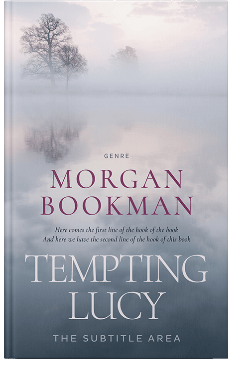 Front view of Ghost #7322 - Premade Nature Book Cover