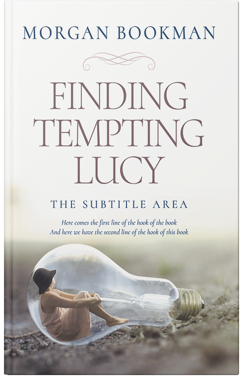 Front view of Timberwolf #7327 - Premade Surreal Book Cover