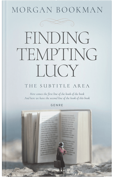 Front view of Geyser #7328 - Premade Abstract Book Cover