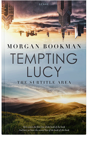 Pre Made Book Cover Mist Gray