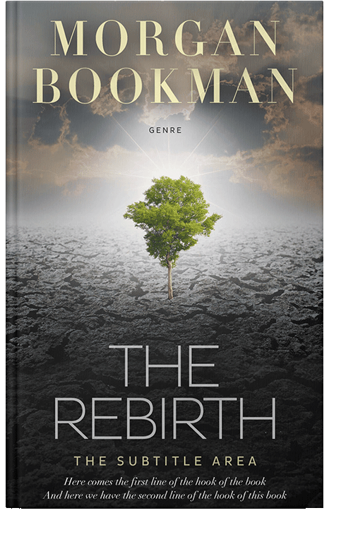 Front view of Tuatara #7336 - Premade Nature Book Cover | BookCoverZone