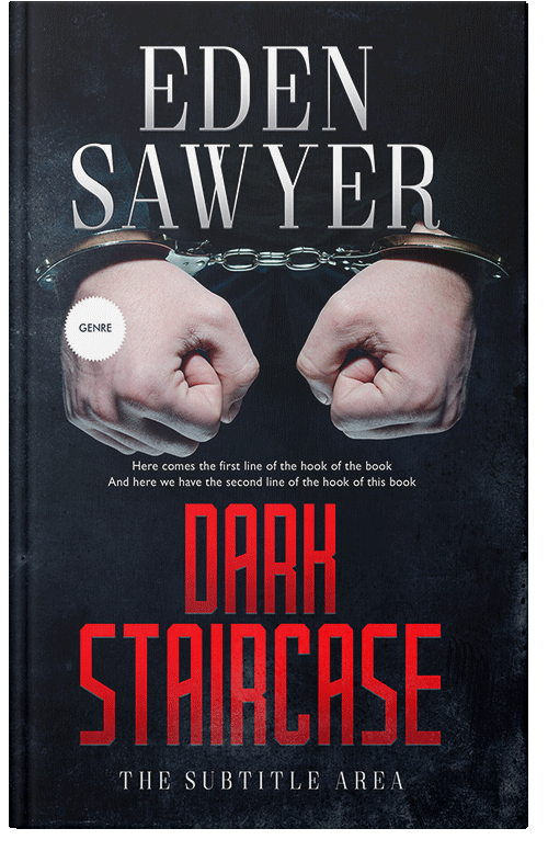 Front view of Premade Action & Adventure Book Cover - New York Pink