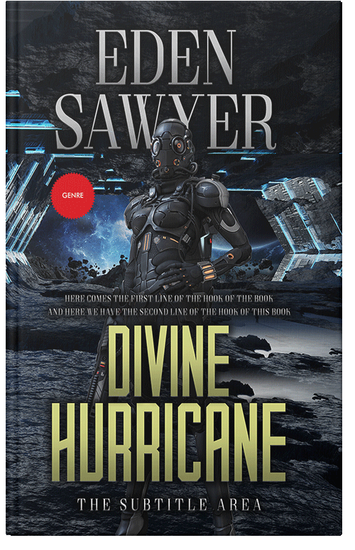 Front view of Premade Apocalyptica Book Cover - Indian Khaki