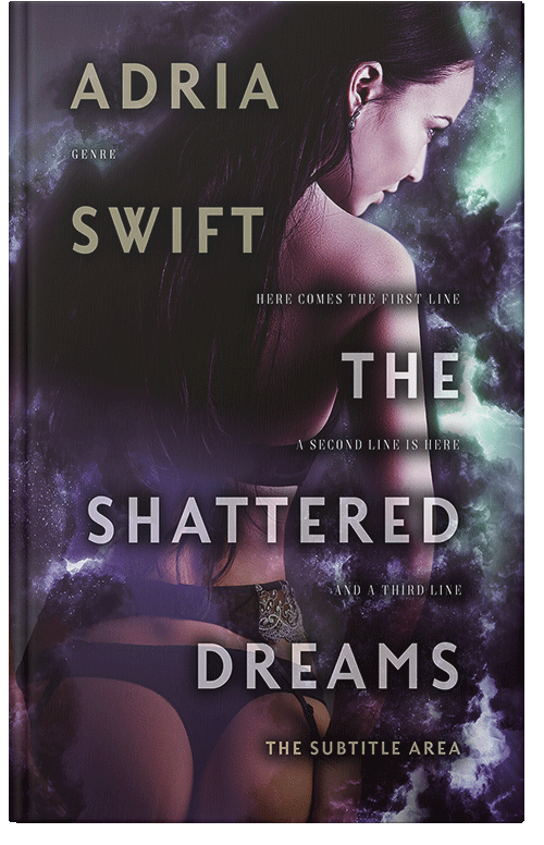 Front view of Premade Erotica Book Cover - Bleached Cedar