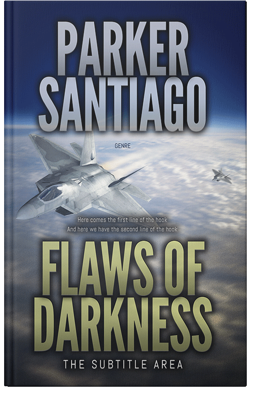 Front view of Ebony Clay #7375 - Premade Business Book Cover