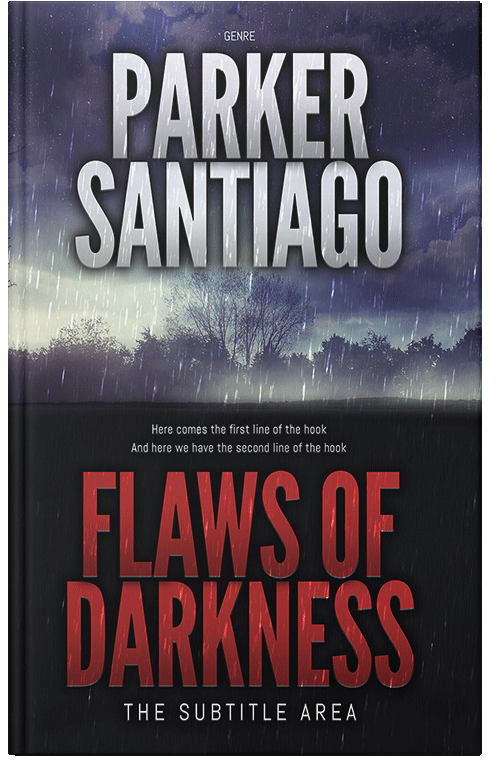 Front view of Premade Mystery & Thriller & Suspense Book Cover - Oriental Pink