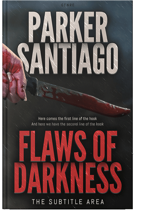 Front view of Old Rose #7380 - Premade Mystery & Thriller & Suspense Book Cover