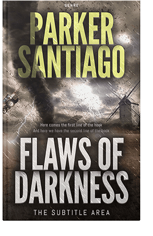 Pre Made Book Cover Taupe