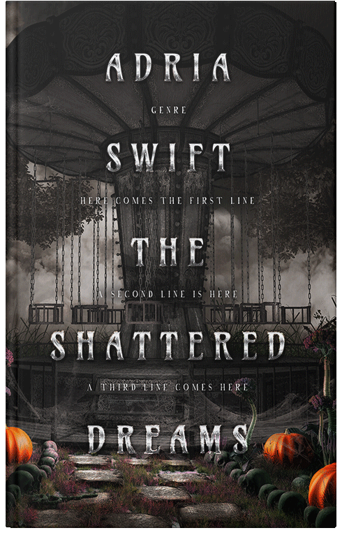 Front view of Premade Fantasy Book Cover - Zeus