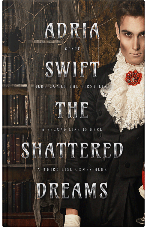 Front view of Oil #7410 - Premade Horror Book Cover