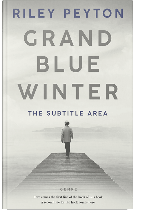 Front view of Cararra #7425 - Premade Abstract Book Cover | BookCoverZone