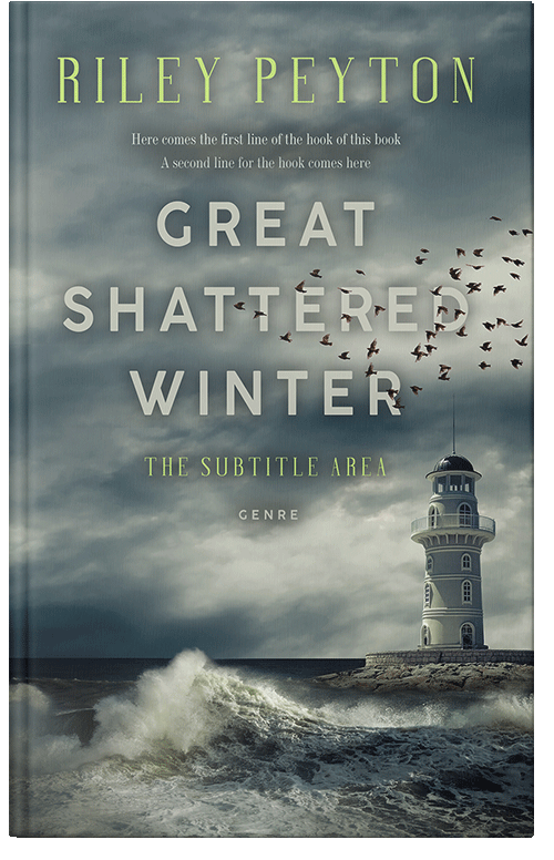 Front view of Premade Literary Fiction Book Cover - Sirocco