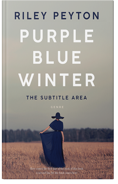 Front view of Bronco #7430 - Premade Literary Fiction Book Cover