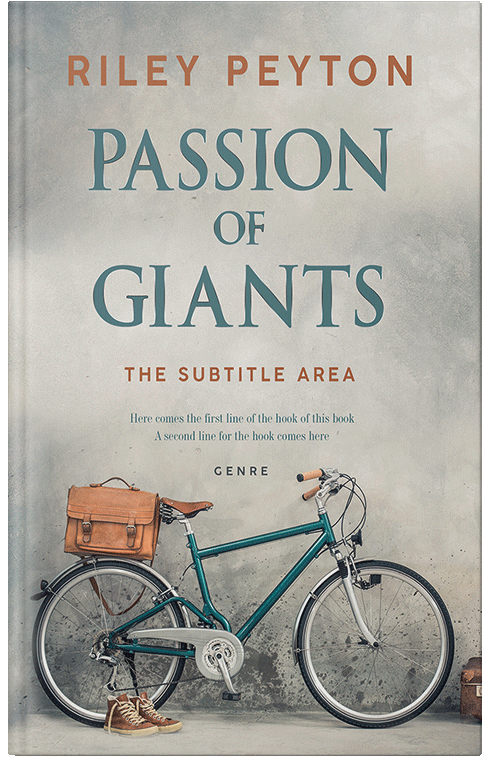 Front view of Premade Literary Fiction Book Cover - Cloud