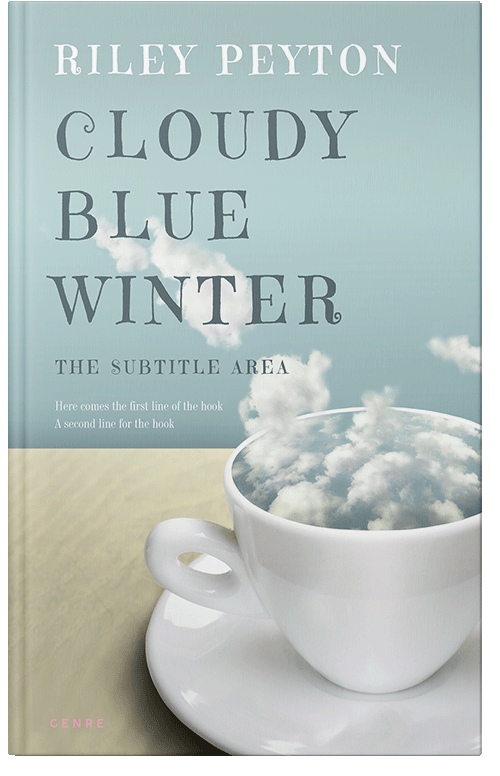 Front view of Tiara #7440 - Premade Abstract Book Cover