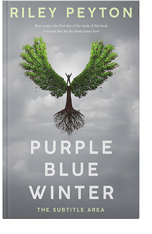 Pre Made Book Cover Gray Chateau