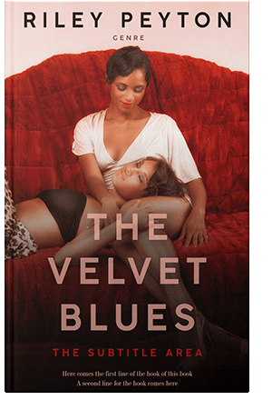 Pre Made Book Cover Aubergine