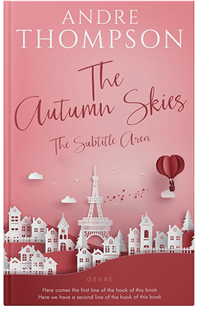 Pre Made Book Cover Petite Orchid