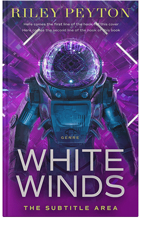 Pre Made Book Cover Honey Flower