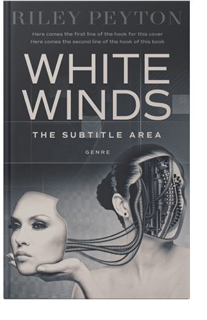 Pre Made Book Cover Silver Rust