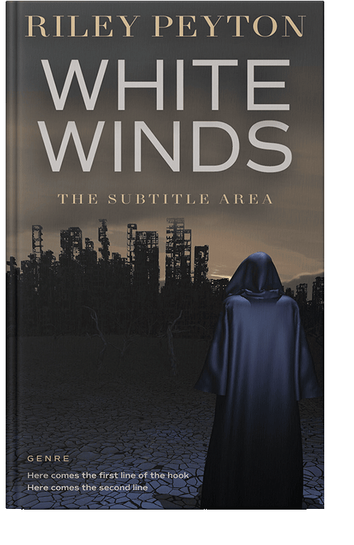 Front view of Shark #7489 - Premade Apocalyptica Book Cover