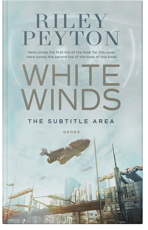 Front view of Premade Science Fiction Book Cover - Nebula