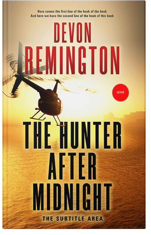 Front view of Premade Action & Adventure Book Cover - Rob Roy