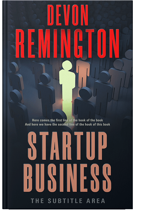 Front view of Chestnut Rose #7522 - Premade Business Book Cover