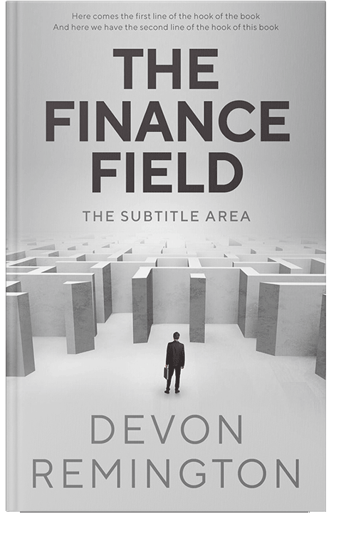 Front view of Iron #7528 - Premade Business Book Cover