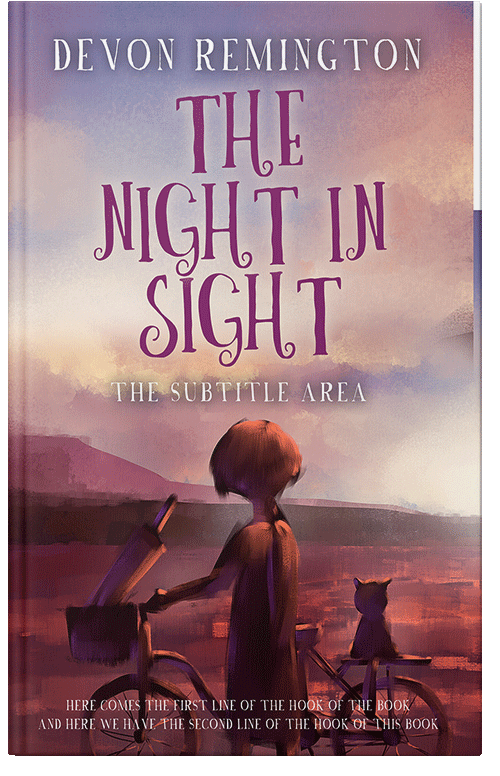 Front view of Premade Children's Book Cover - Cold Turkey