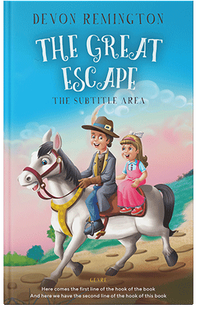 Pre Made Book Cover Cerulean