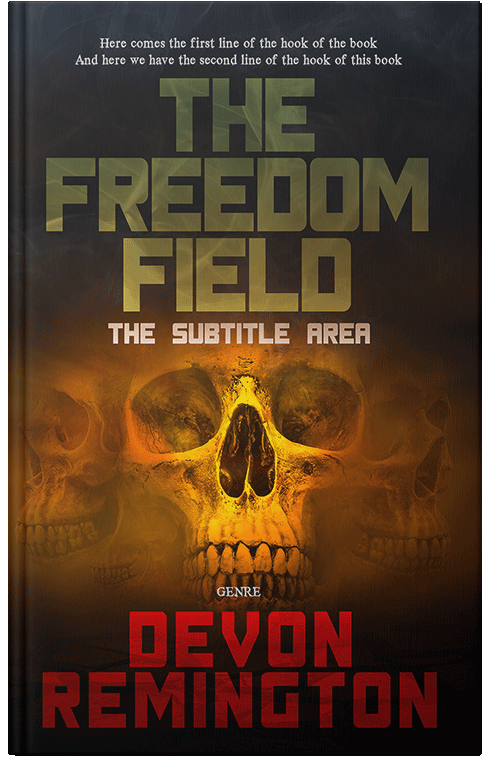 Front view of Premade Apocalyptica Book Cover - Sambuca